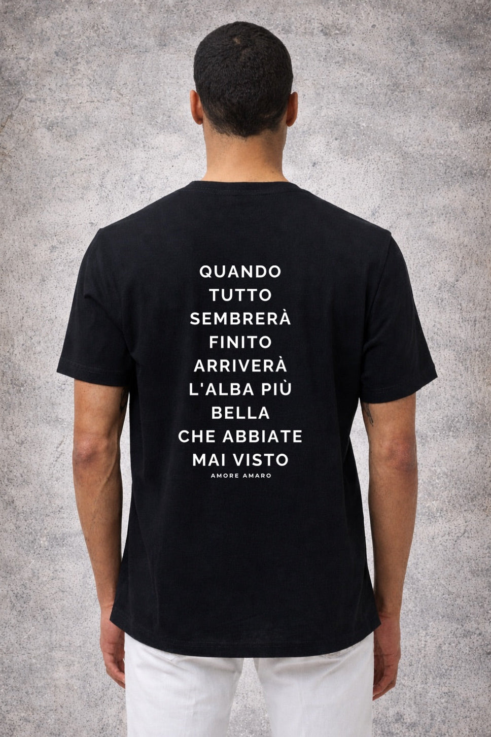 T-SHIRT UNISEX AMORE AMARO T.22