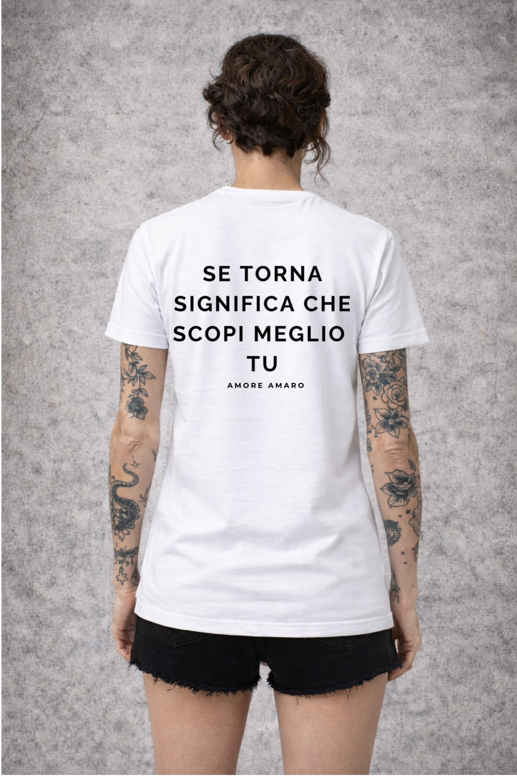 T-SHIRT UNISEX AMORE AMARO T.38