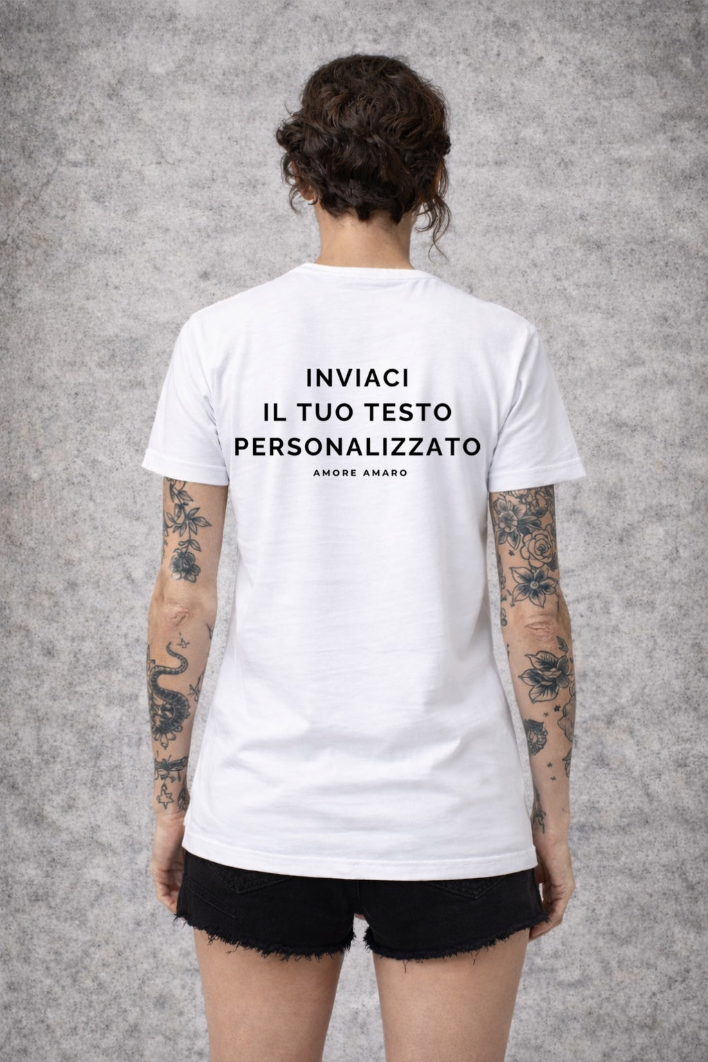 T-SHIRT UNISEX PERSONALIZZATA AMORE AMARO P.1