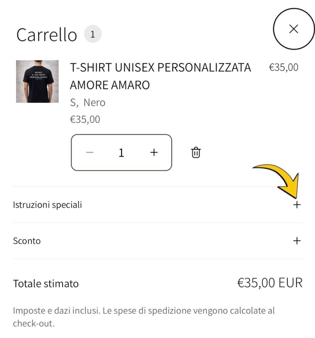 T-SHIRT UNISEX PERSONALIZZATA AMORE AMARO P.4