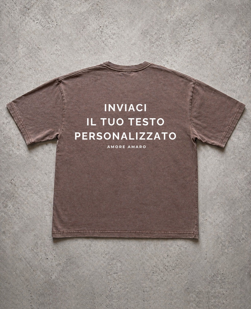 T-SHIRT UNISEX PERSONALIZZATA AMORE AMARO P.2