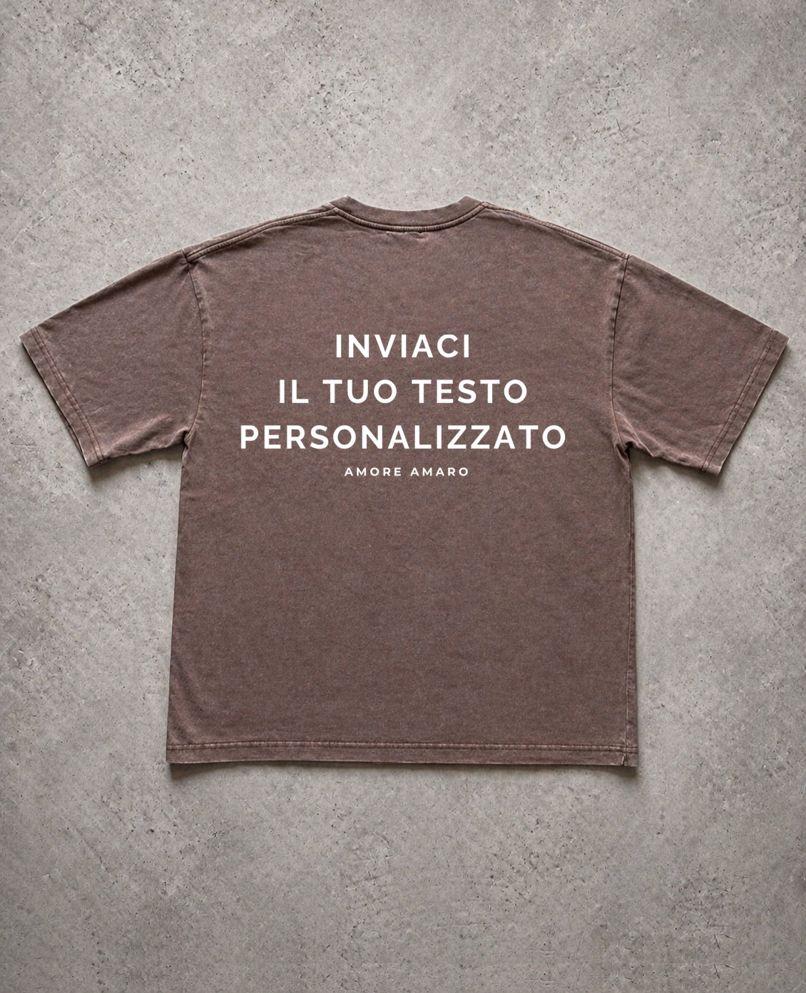 T-SHIRT UNISEX PERSONALIZZATA AMORE AMARO P.2