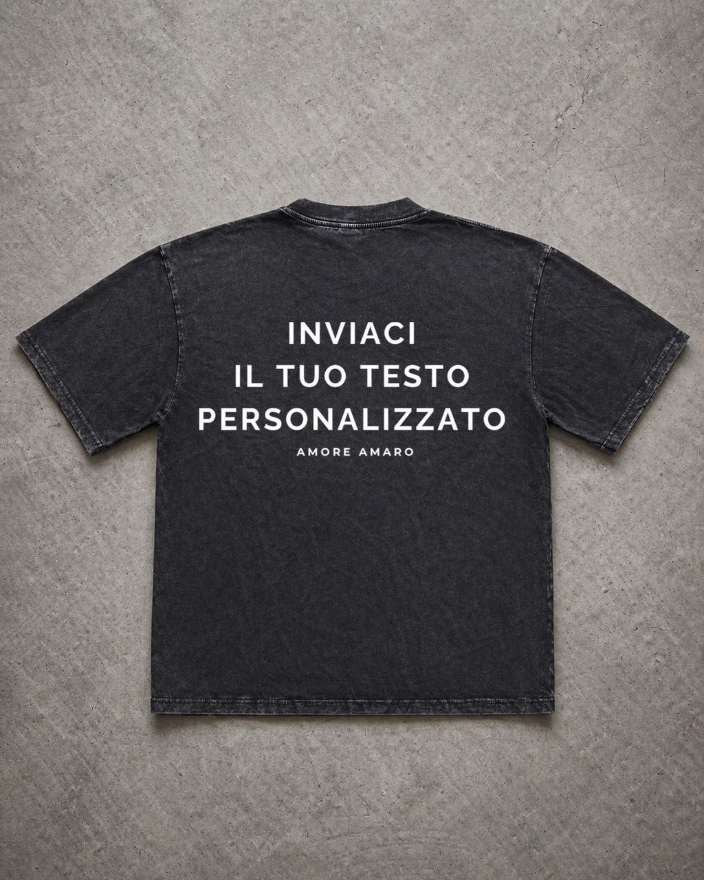 T-SHIRT UNISEX PERSONALIZZATA AMORE AMARO P.3