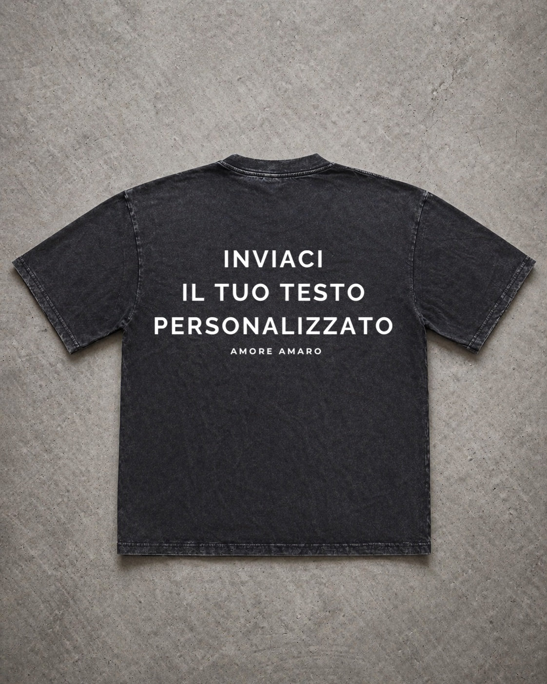 T-SHIRT UNISEX PERSONALIZZATA AMORE AMARO P.3