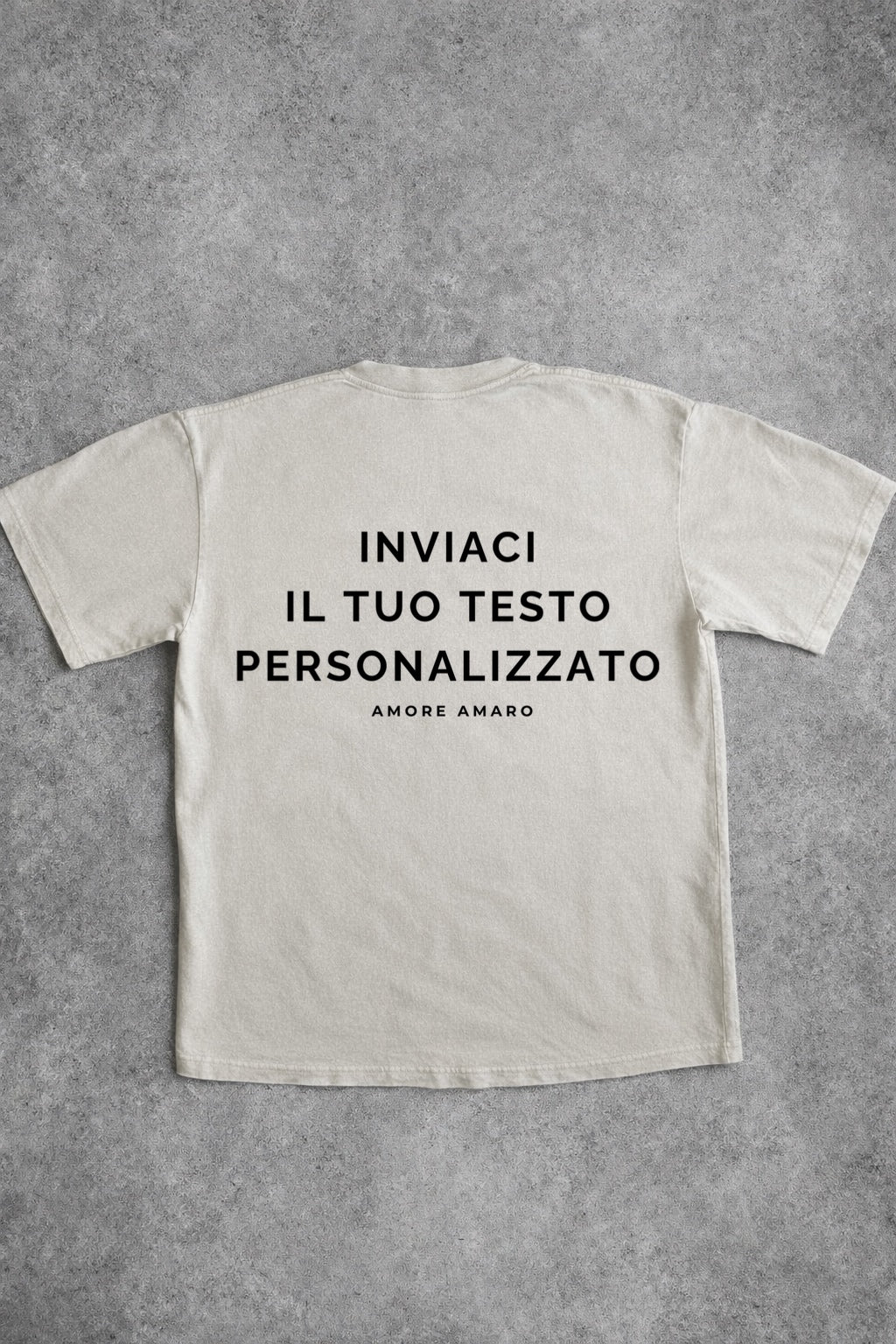 T-SHIRT UNISEX PERSONALIZZATA AMORE AMARO P.4
