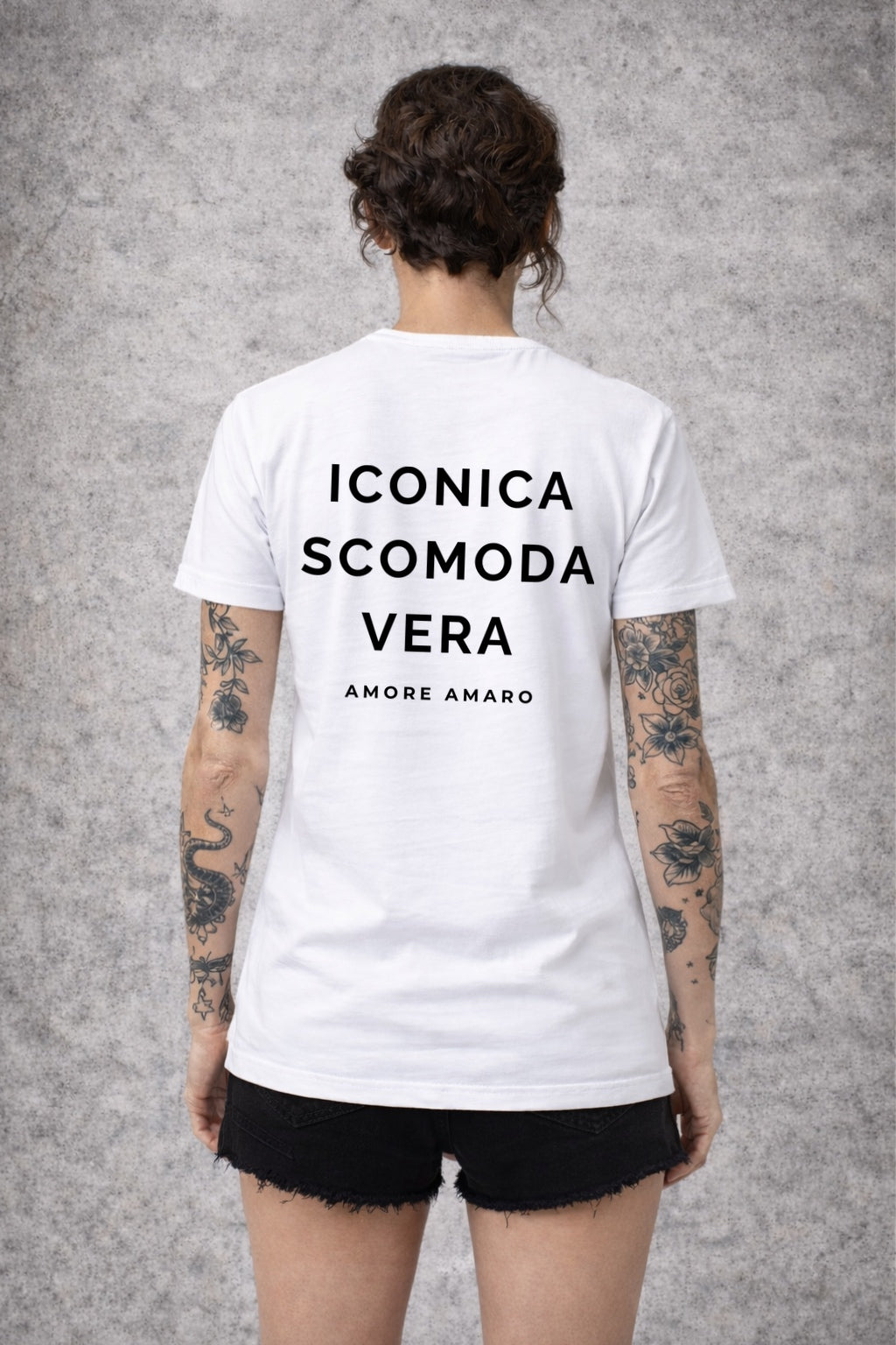 T-SHIRT UNISEX AMORE AMARO (Donna) T.46