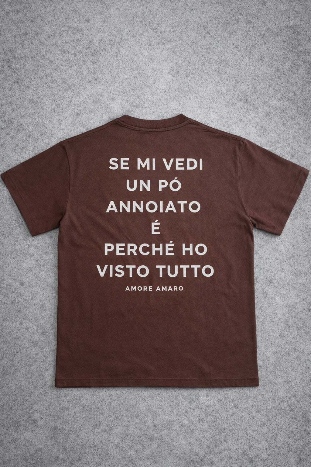 T-SHIRT UNISEX AMORE AMARO T.8